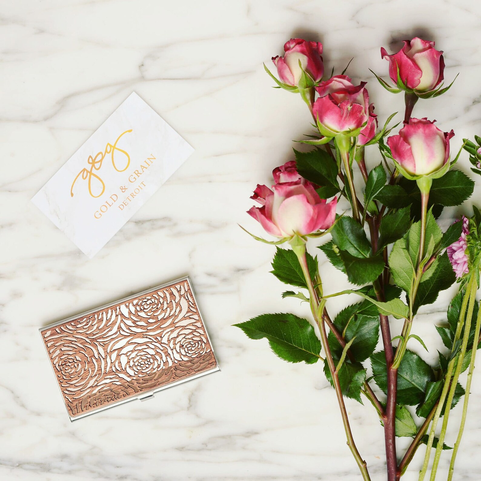 Business Card Case business Card Holder Women business Card Etsy