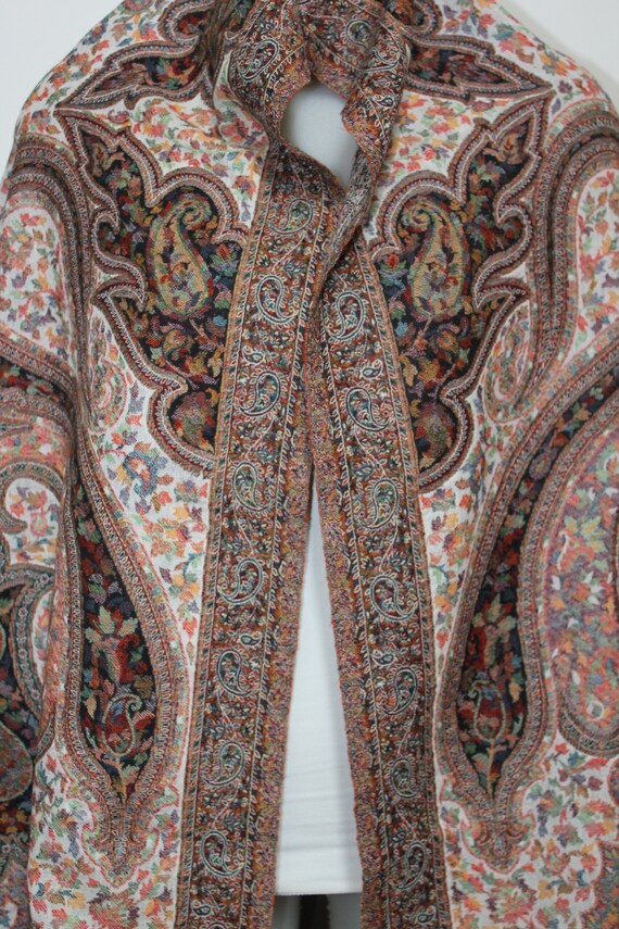 black paisley scarf