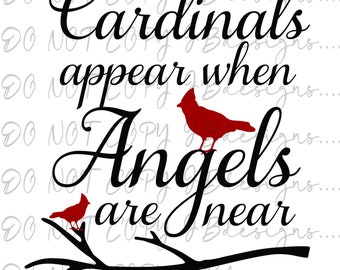 Cardinals Are Angels Etsy