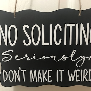 NO SOLICITING Sign SVG
