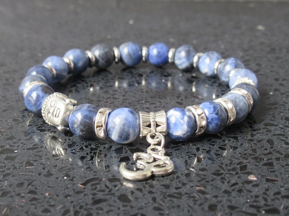 Men's Mala Bracelet Set, Spiritual Healing Tibetan Buddha OM Bracelet  Stack, Boho Men Bracelet, Black Onyx Blue Lava Stone Stretch Bracelets -  Etsy UK | Bracelets for men, Mens mala bracelet, Om bracelet