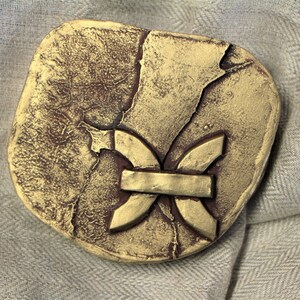 Bas relief Zodiac sign Pisces Astrological Horoscope Small Sculpture Wall art Birthday gift Gold Silver Home decor