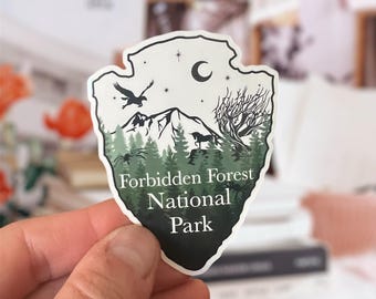 Forbidden Forest National Park Sticker | Bookish Sticker
