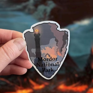 Mordor National Park Sticker