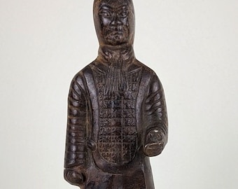 ヴィンテージ中国兵馬俑戦士レプリカ彫刻 | 中国兵士レプリカ像 | 伝統