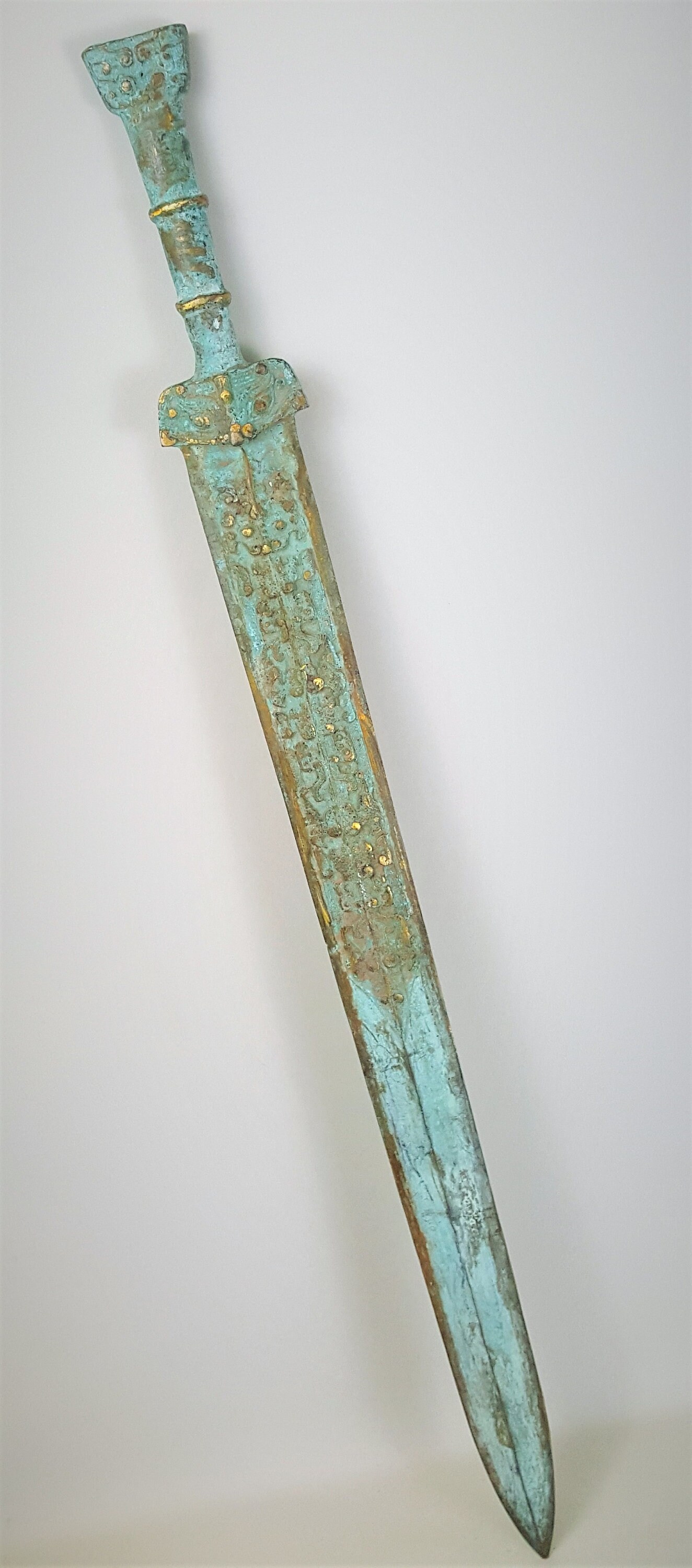 A vintage Chinese bronze sword remake of Warring States swords Etsy