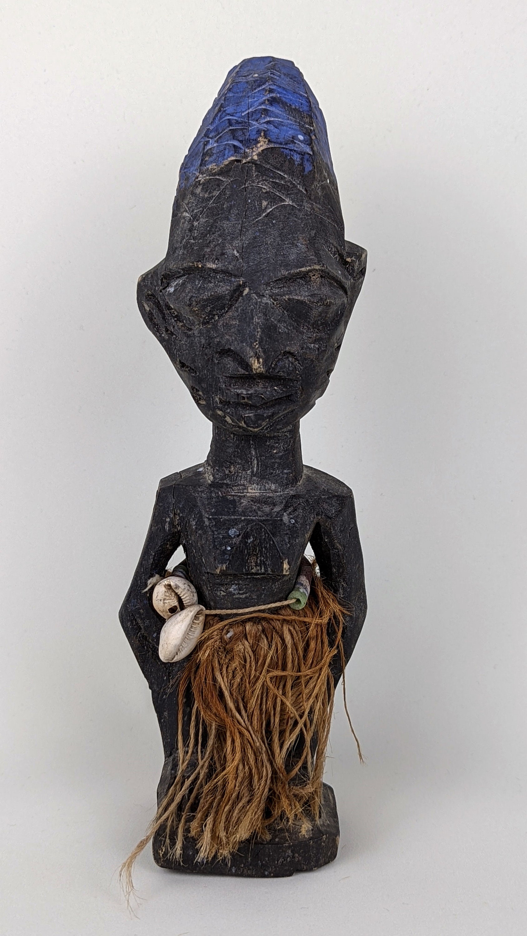 Yoruba figure Ere Ibeji wooden female memory twin, Nigeria, West - Ruby Lane