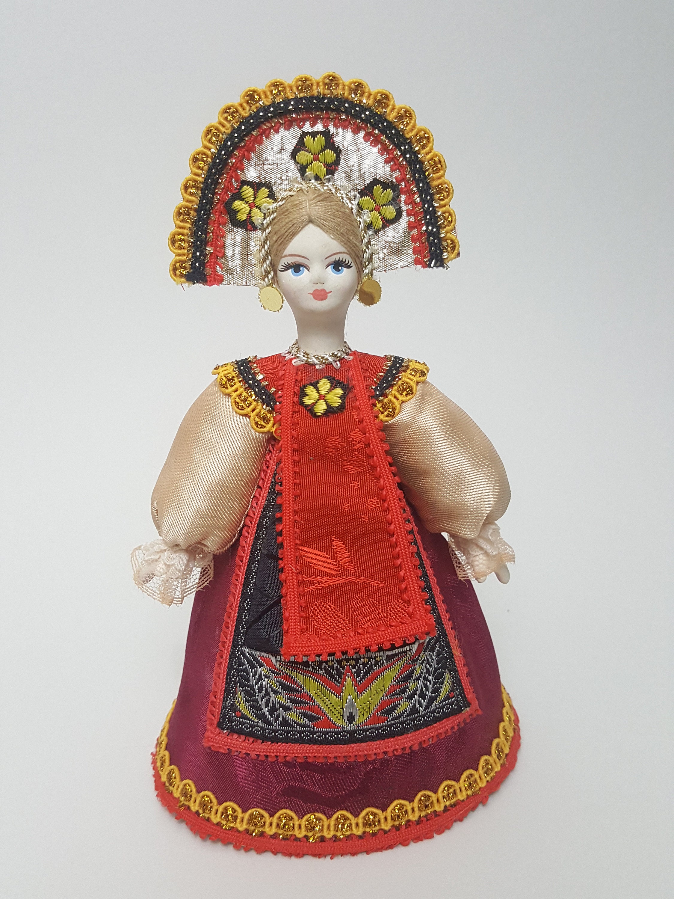 Bambola fatta a mano principessa russa marcata Poccnr - Etsy Italia