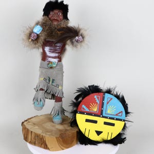 カチナドール　工芸品　サンフェイス　カチナ　インディアン　ネイティブ・アメリカン partyon_kachina-01