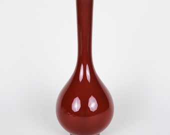 Sang De Boeuf Porcelain Danping Vase - Small Sang De Boeuf Porcelain Danping Vase - Small