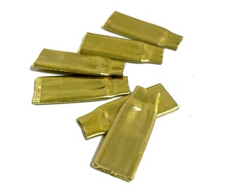 Flattened Brass Blanks For Metal Stamping Real Fired Bullet Casings Qty 5 | FREE SHIPPING