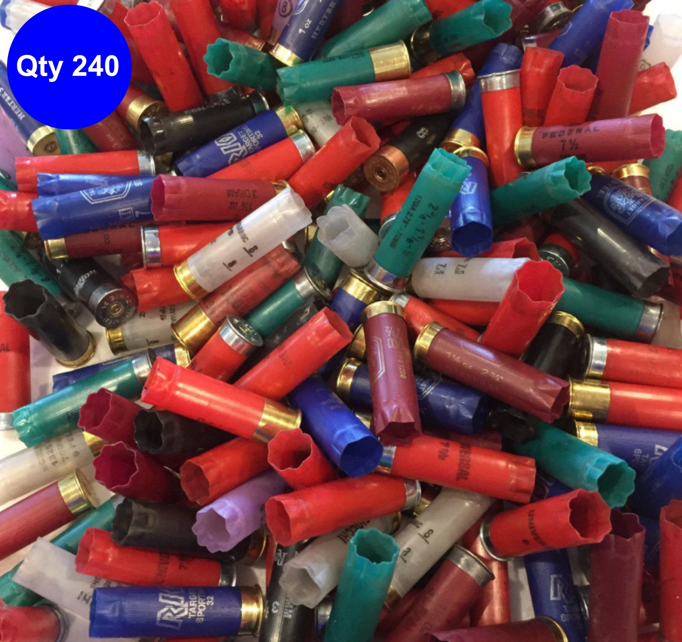 12 Gauge Empty Shotgun Shells Once Fired Mixed Various Hulls Etsy