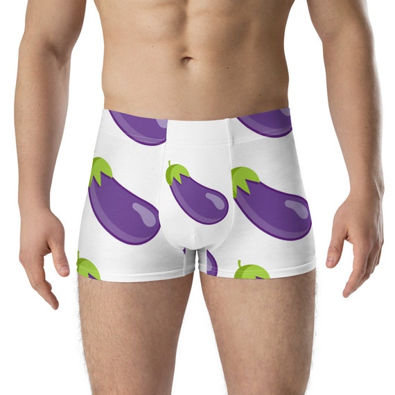 Boxer Briefs Eggplant mens boxers gag gift boxers Etsy