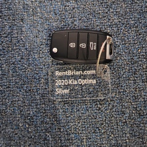 Name plate keychain for anything, Cars, Rental Cars, House keys, Engraved, Customized