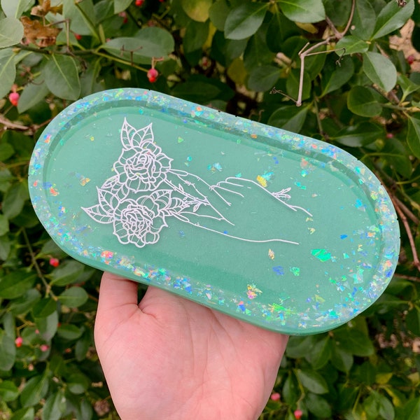 Manicured Hand Resin Tray
