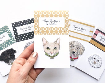 Custom Pet Magnet, Custom Dog Lover Gift, Funny Dog Lover Gift, Funny Pet Gift, Dog Lover Birthday Gift, Dog Mom Gift, Dog Mom, Pet Portrait