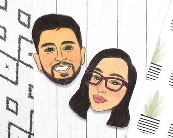 Imanes personalizados, regalo de boda personalizado, regalo de boda divertido, regalo de boda personalizado, regalo de compromiso divertido, regalo de compromiso personalizado
