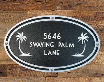6" x 10" Oval Outdoor Cast Aluminum Plaque with Screws - Engraved for Dedication, Memorial, Signage ~ Free Layout Prior to Purchase