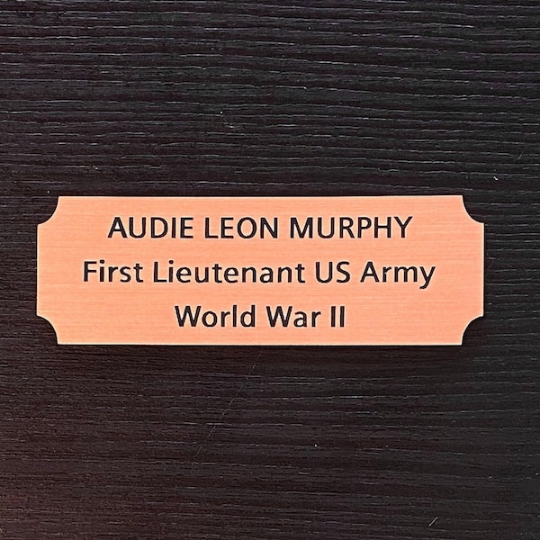 Engraved Name Plate - Etsy