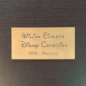 Laser Engraved 4" x 2" Gold Plate w/Square Corners and Adhesive Backing – Customized for Awards, Title Plates, Memorials, Inventory Labels