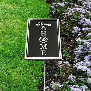 6 "x 10" vertikale Außenplakette mit Pfahl - eingraviert für Gedenkstätte, Widmung, Garten, Scout-Projekt ~ Freies Layout vor dem Kauf