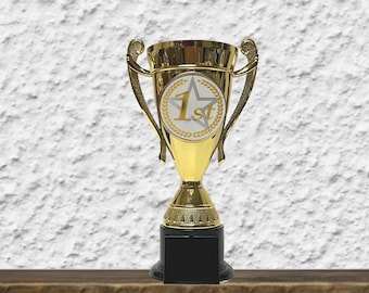 Trofeo de primer lugar – Regalo personalizado para ganadores, trofeo de copa, deportes, competiciones