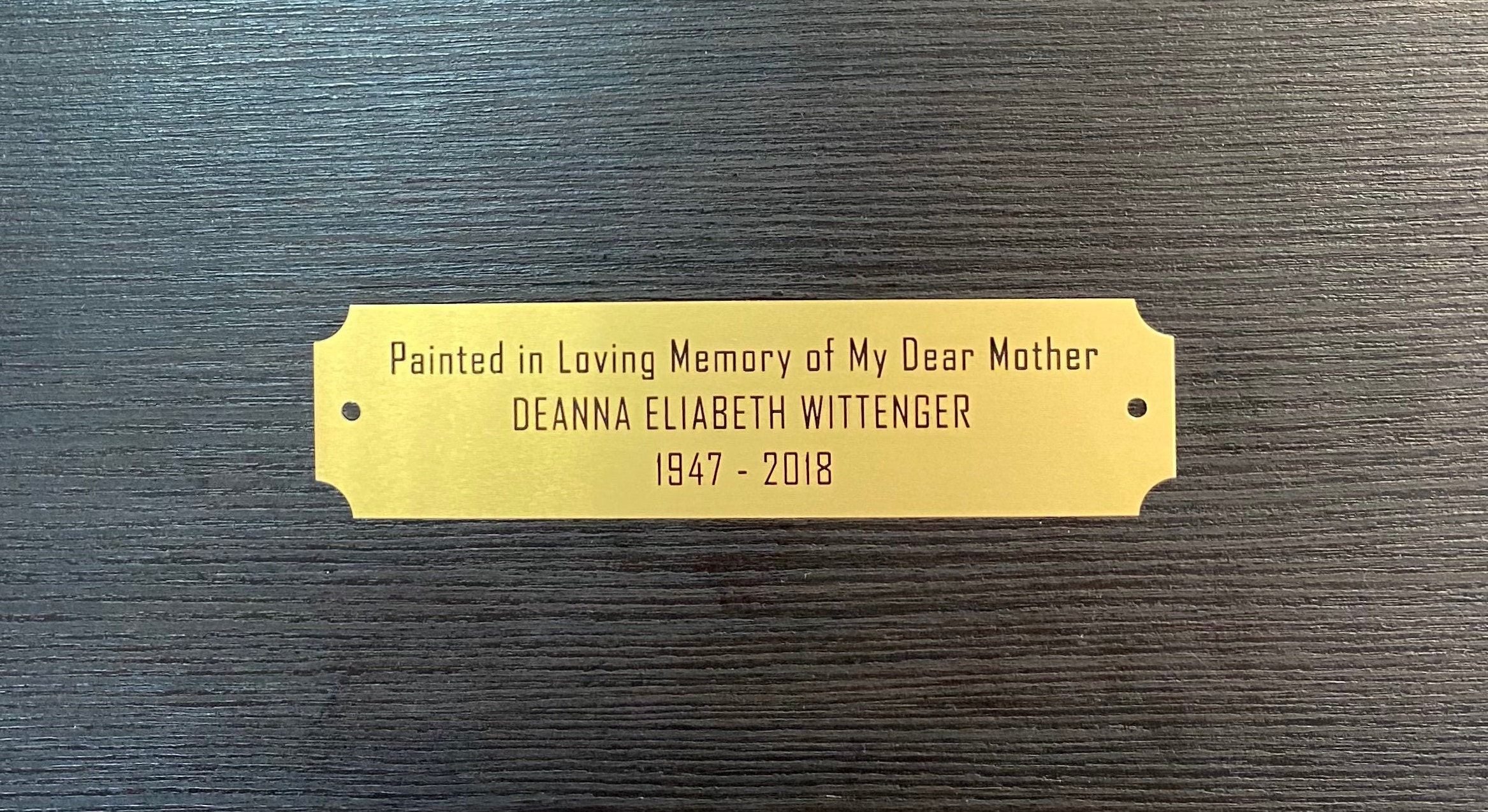 Engraved metal plate deals