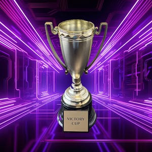 8&quot; Trophy Cup Award met aangepaste gravure: teamtrofee, jeugdsport, verkoopprijs, prestatie en meer