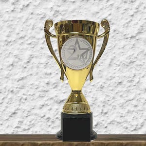 Second Place Trophy – Winning Personalized Gift, Cup Trophy, Sports, Competitions
