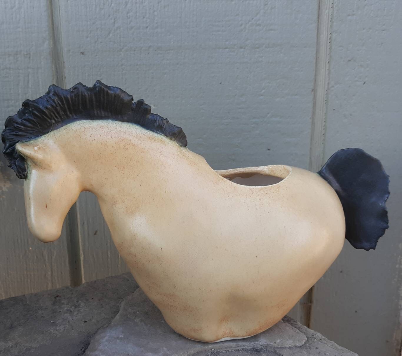 Horse Planter Rescue Horse Planter Succulent Planter Etsy