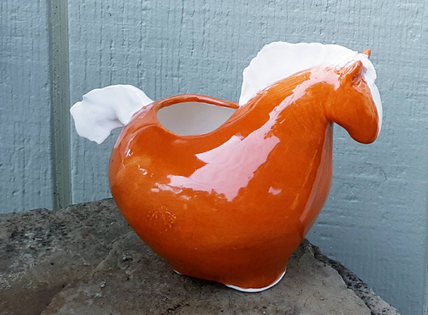 Horse Planter Rescue Horse Planter Succulent Planter Sorrel Etsy
