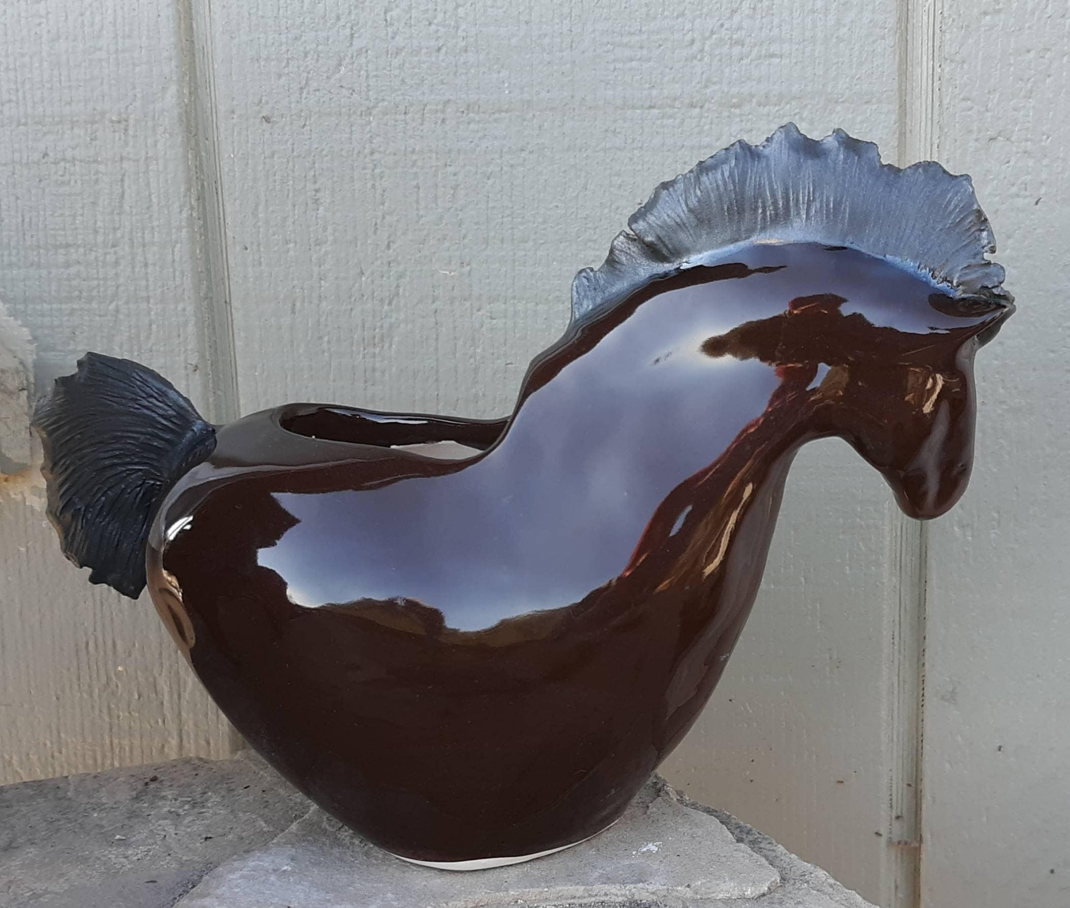 Horse Planter Rescue Horse Planter Succulent Planter Etsy