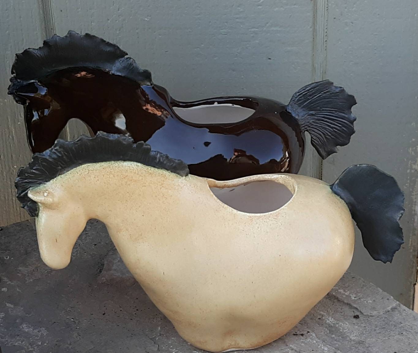 Horse Planter Rescue Horse Planter Succulent Planter Etsy