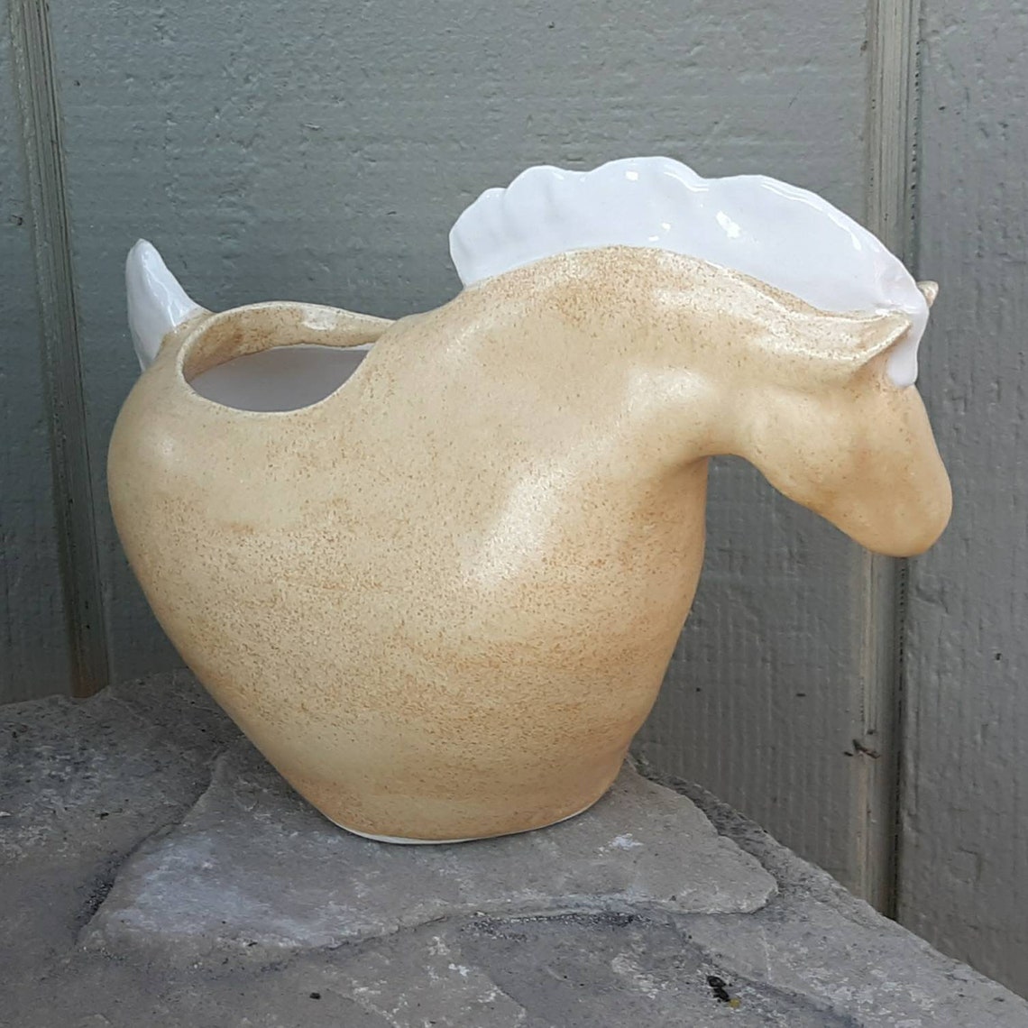 Horse Planter Rescue Horse Planter Succulent Planter Etsy