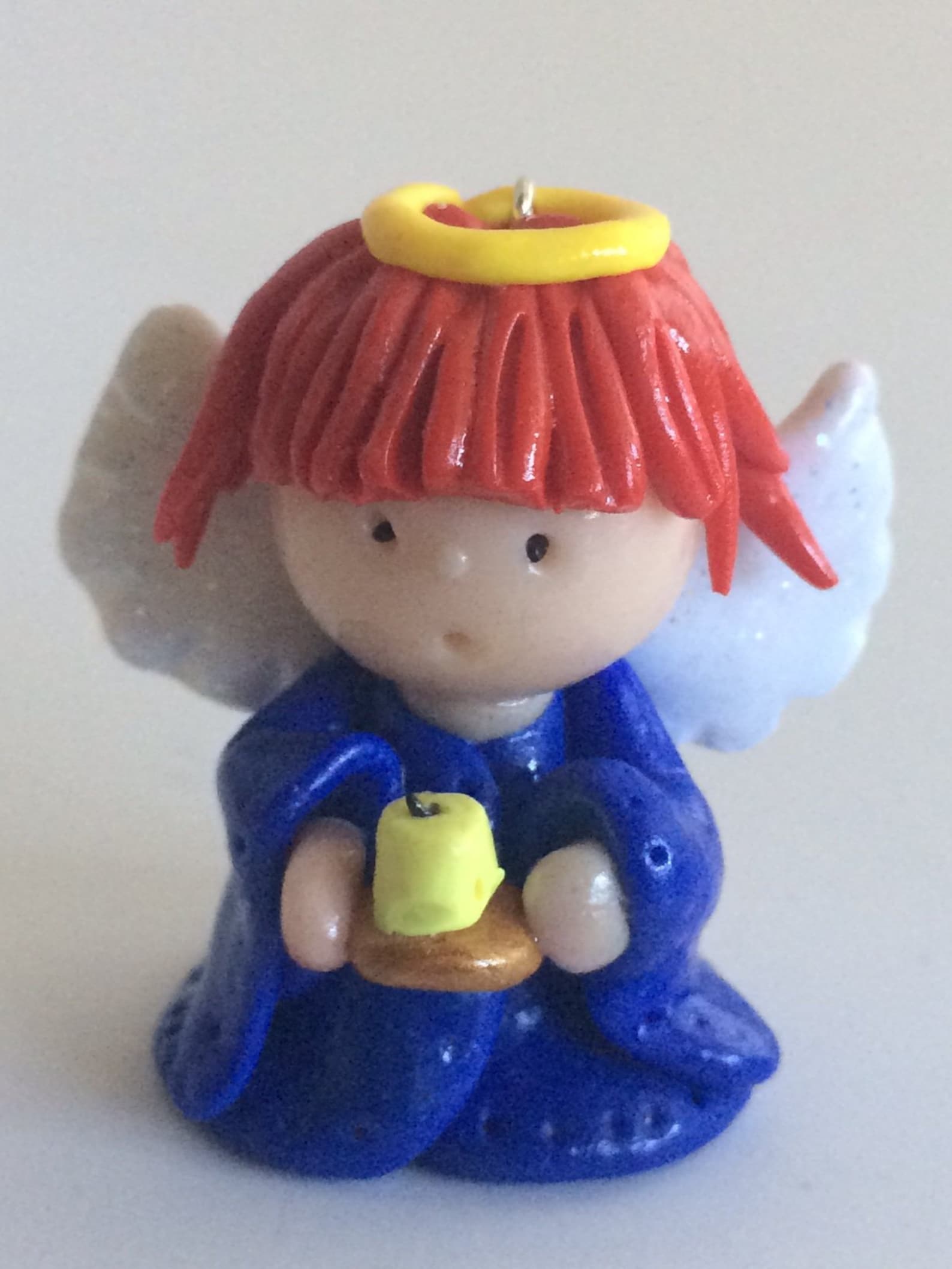 Handmade Polymer Clay Winged Angel Ornament , My Own Clay Creation. Etsy
