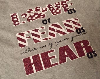 Love Us Or Fear Us Etsy