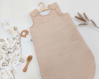 Sleeping bag Muslin I All-year I up to 18 months old I Boho Beige