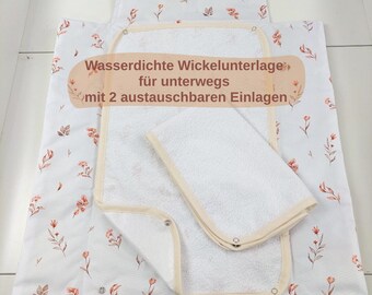 Portable Changing Mat | Travel Changing Pad | Changing Mat to Go I Waterproof Baby changing mat I Babygift