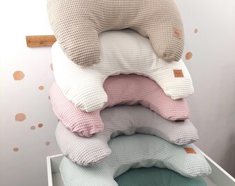 Large Nursing pillow with removable cover waffle