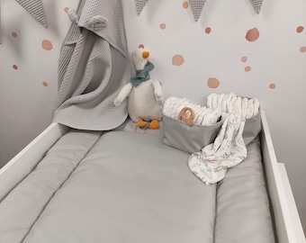 Waterproof Baby changing mat  I Light Grey I Babygift I washable changing mat