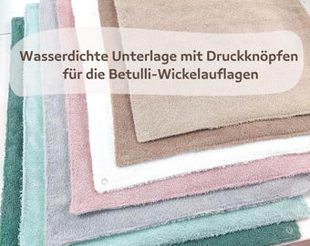 Waterproof changing mat with snap, separate mat, changing mat for on the go, waterproof terry cotton mat
