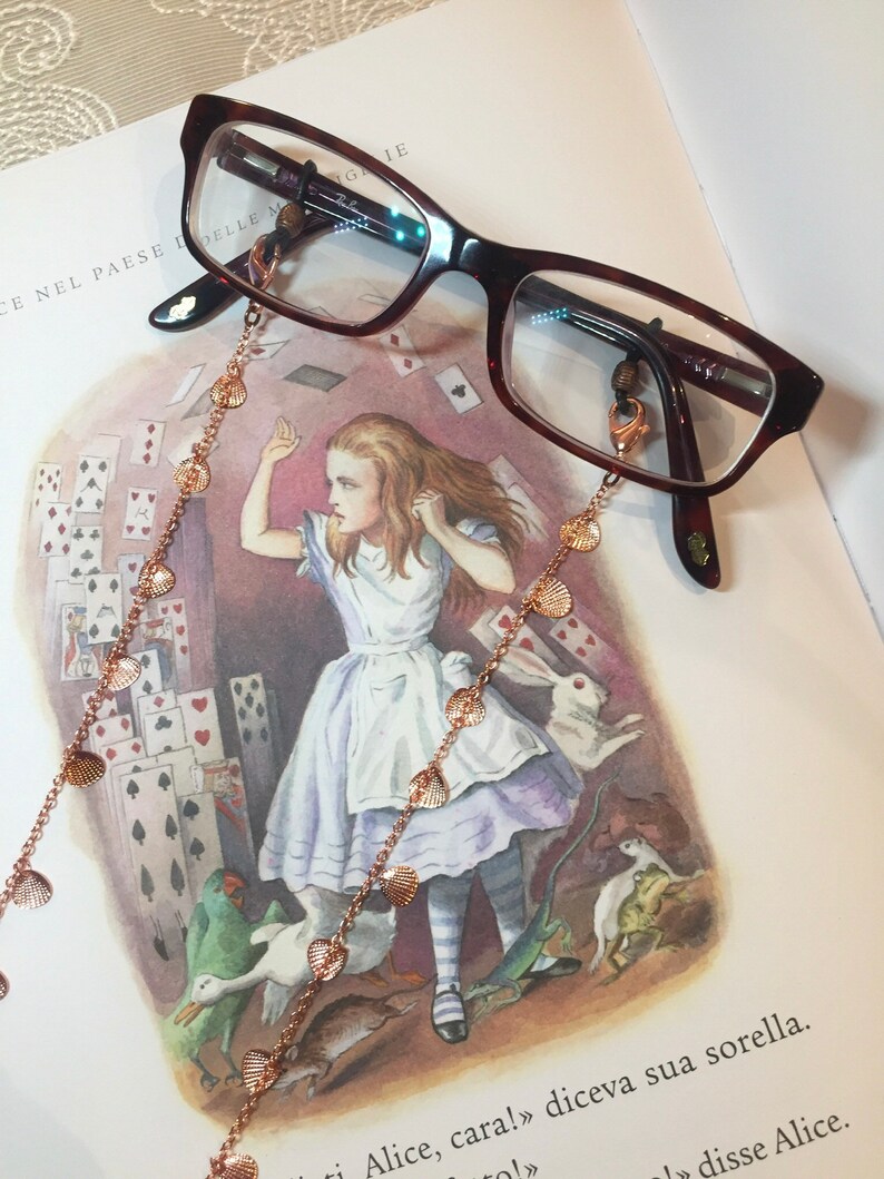 sunglasses chain with little shells Eyeglasses chain