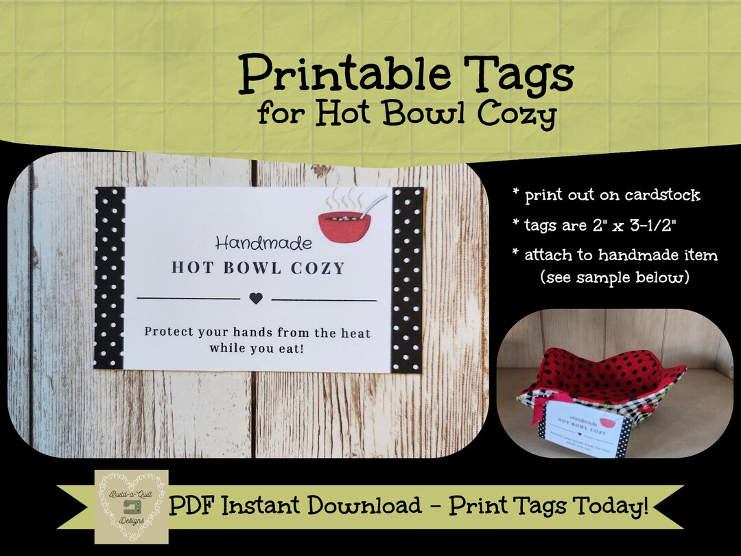 Printable Tag/card for Hot Bowl Cozy | Instant Download | Print, Cut & Attach to Handmade Products - Etsy printable-tag-card-for-hot-bowl-cozy-instant-download-print-cut-attach-to-handmade-products-etsy