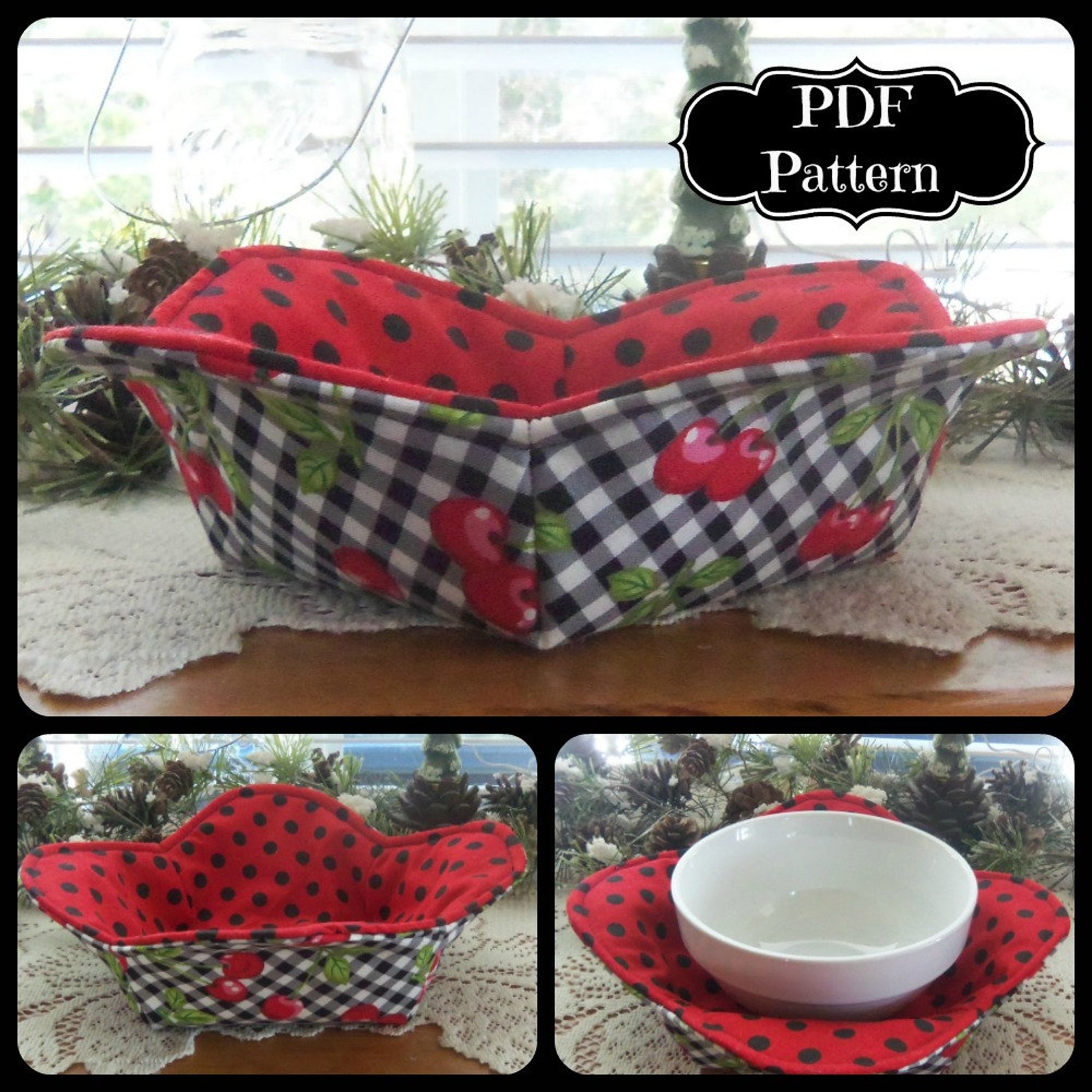 Pattern Download 1 Hour Hot Bowl Cozy Holder Petal Style Etsy