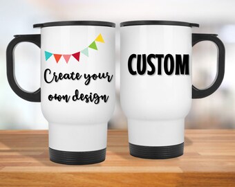 personalised travel mug etsy