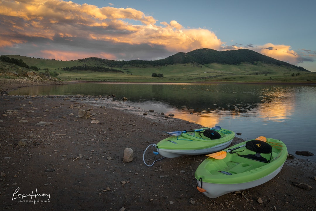 Pinewood Reservoir Pinewood Lake Kayak Photo Boating Photo Etsy