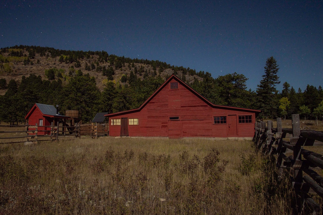 Caribou Ranch Red Barn Photo, Boulder County Colorado Canvas Art - Etsy