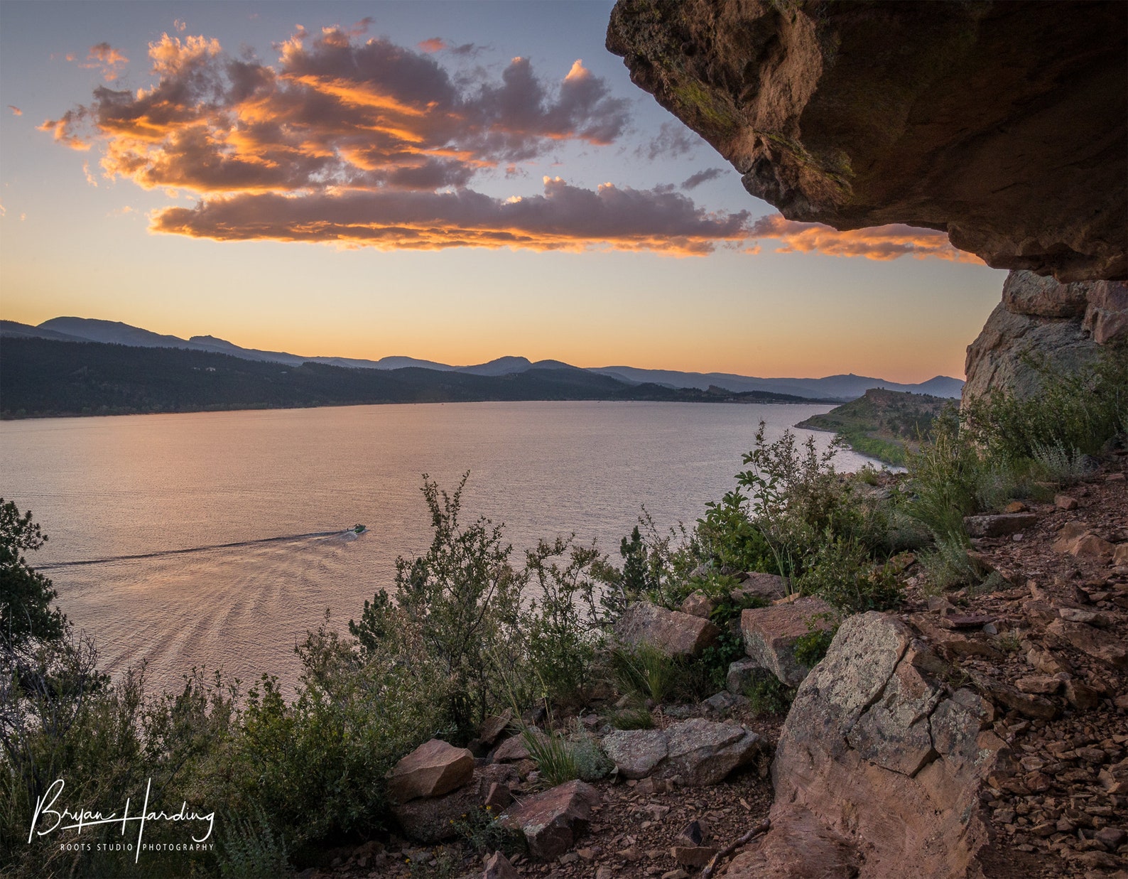 Fotografía de Colorado Carter Lake Fotografía de front Etsy España