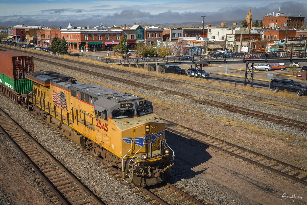 Laramie, Union Pacific, Train, Wyoming, Industry, Building America