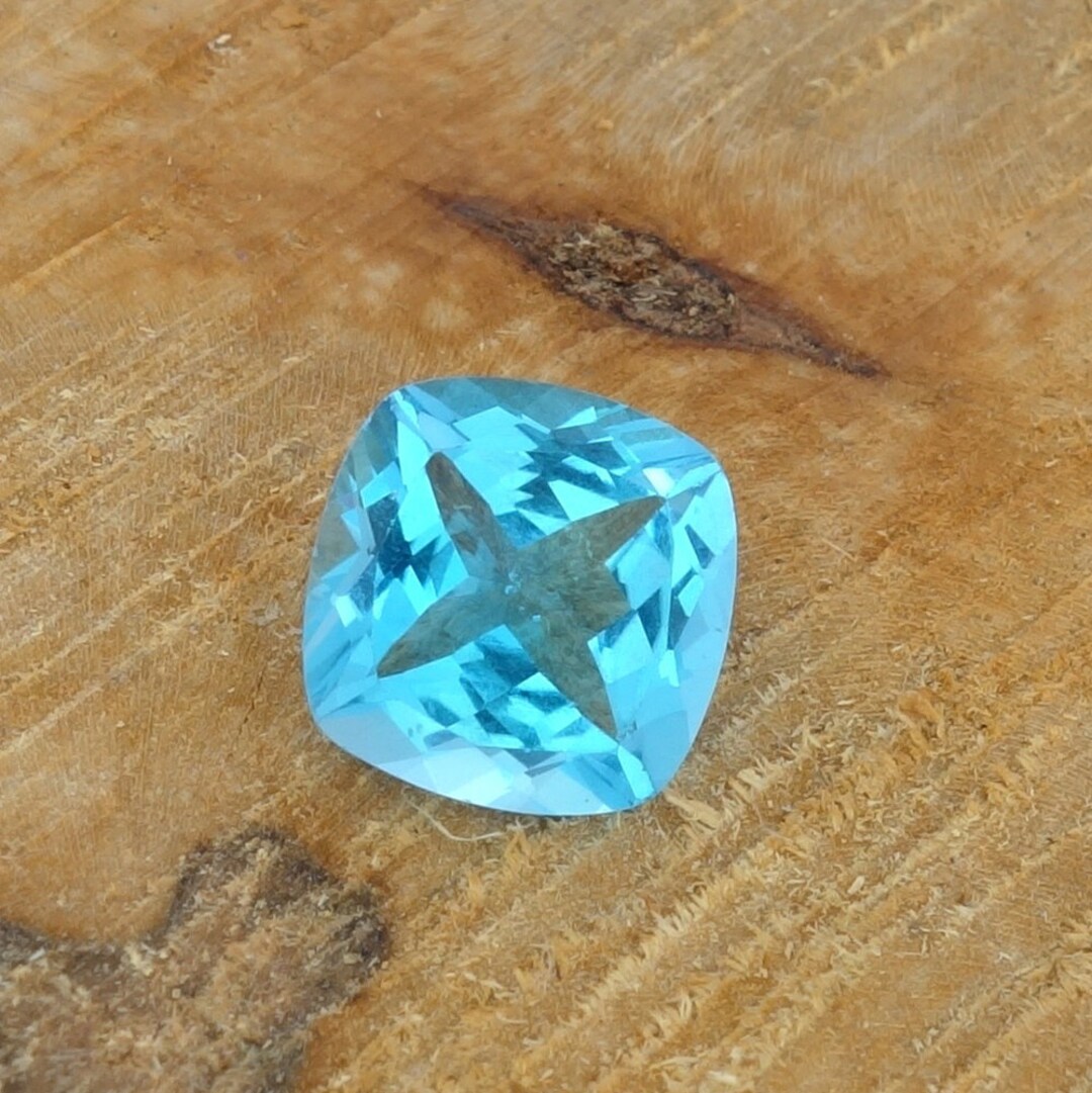 Blue Topaz Stone Blue Topaz Gemstone Swiss Blue Topaz Real Blue Topaz